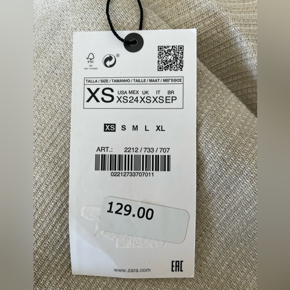XS Zara Coat/Blazer